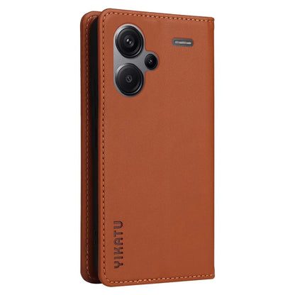 YIKATU YK-001 For Xiaomi Redmi Note 13 Pro+ 5G Case Magnetic Closing Leather Phone Cover