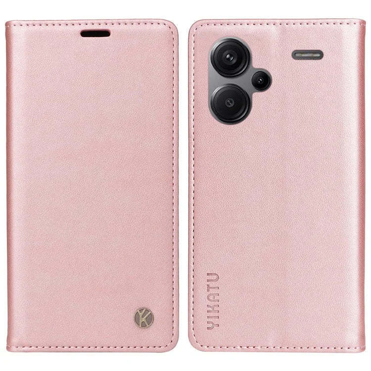 YIKATU YK-001 For Xiaomi Redmi Note 13 Pro+ 5G Case Magnetic Closing Leather Phone Cover