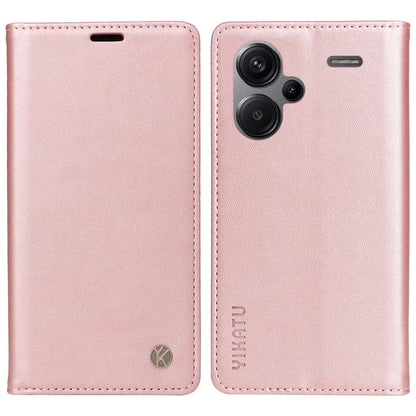 YIKATU YK-001 For Xiaomi Redmi Note 13 Pro+ 5G Case Magnetic Closing Leather Phone Cover