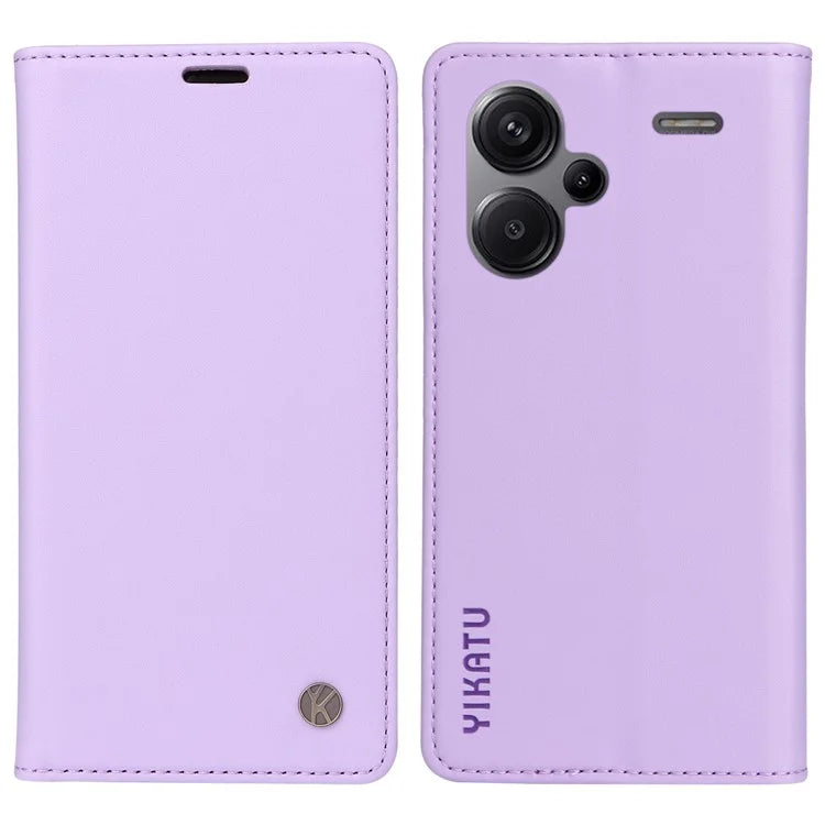 YIKATU YK-001 For Xiaomi Redmi Note 13 Pro+ 5G Case Magnetic Closing Leather Phone Cover