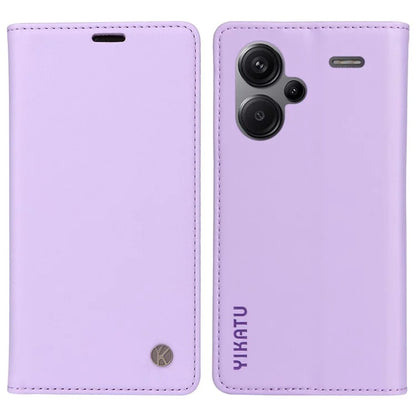 YIKATU YK-001 For Xiaomi Redmi Note 13 Pro+ 5G Case Magnetic Closing Leather Phone Cover