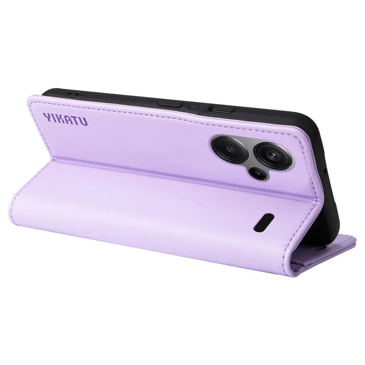 YIKATU YK-001 For Xiaomi Redmi Note 13 Pro+ 5G Case Magnetic Closing Leather Phone Cover