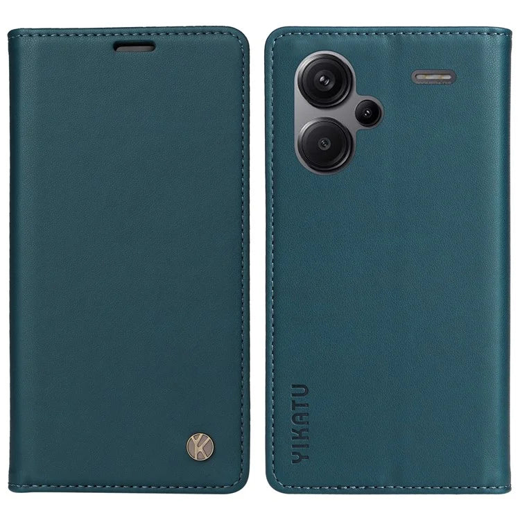 YIKATU YK-001 For Xiaomi Redmi Note 13 Pro+ 5G Case Magnetic Closing Leather Phone Cover