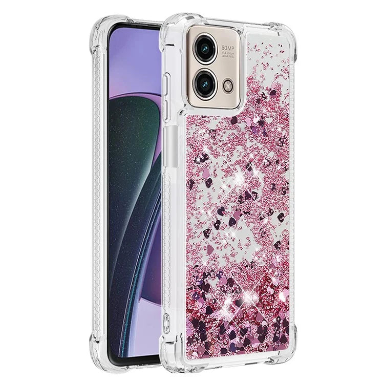 YB Quicksand Series-1 for Motorola Moto G Stylus 5G (2023) Case Glitter Liquid TPU Phone Cover