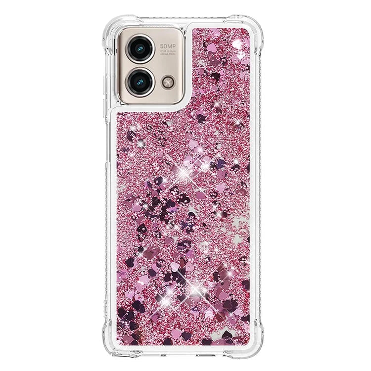 YB Quicksand Series-1 for Motorola Moto G Stylus 5G (2023) Case Glitter Liquid TPU Phone Cover