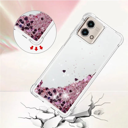 YB Quicksand Series-1 for Motorola Moto G Stylus 5G (2023) Case Glitter Liquid TPU Phone Cover