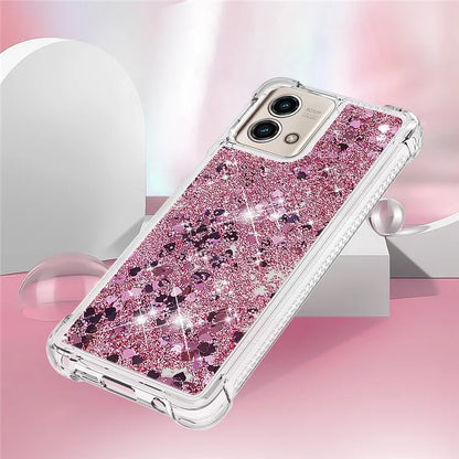 YB Quicksand Series-1 for Motorola Moto G Stylus 5G (2023) Case Glitter Liquid TPU Phone Cover