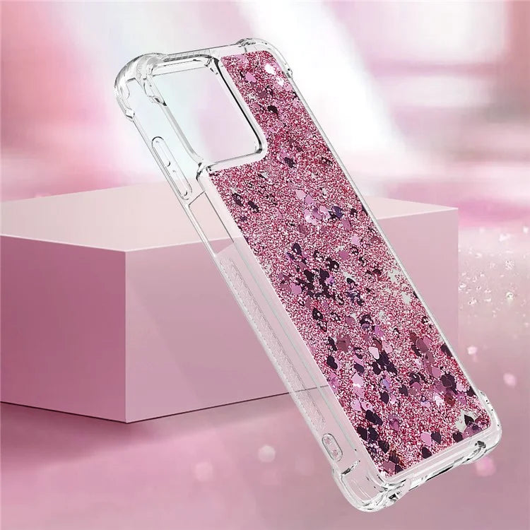 YB Quicksand Series-1 for Motorola Moto G Stylus 5G (2023) Case Glitter Liquid TPU Phone Cover