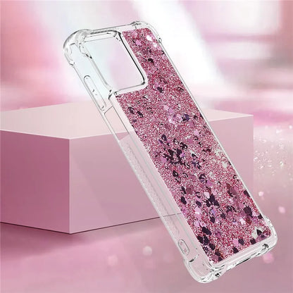 YB Quicksand Series-1 for Motorola Moto G Stylus 5G (2023) Case Glitter Liquid TPU Phone Cover