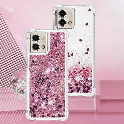 YB Quicksand Series-1 for Motorola Moto G Stylus 5G (2023) Case Glitter Liquid TPU Phone Cover