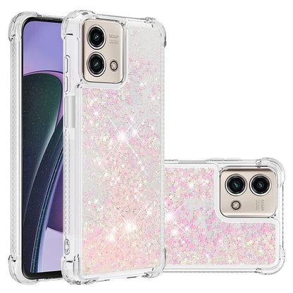 YB Quicksand Series-1 for Motorola Moto G Stylus 5G (2023) Case Glitter Liquid TPU Phone Cover