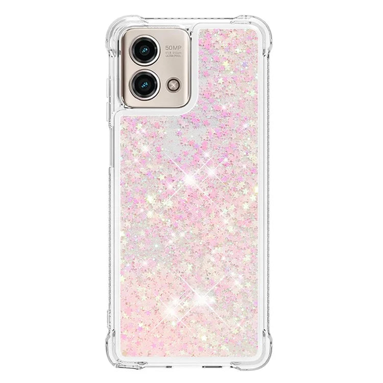 YB Quicksand Series-1 for Motorola Moto G Stylus 5G (2023) Case Glitter Liquid TPU Phone Cover