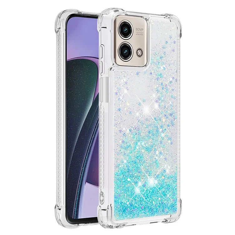 YB Quicksand Series-1 for Motorola Moto G Stylus 5G (2023) Case Glitter Liquid TPU Phone Cover