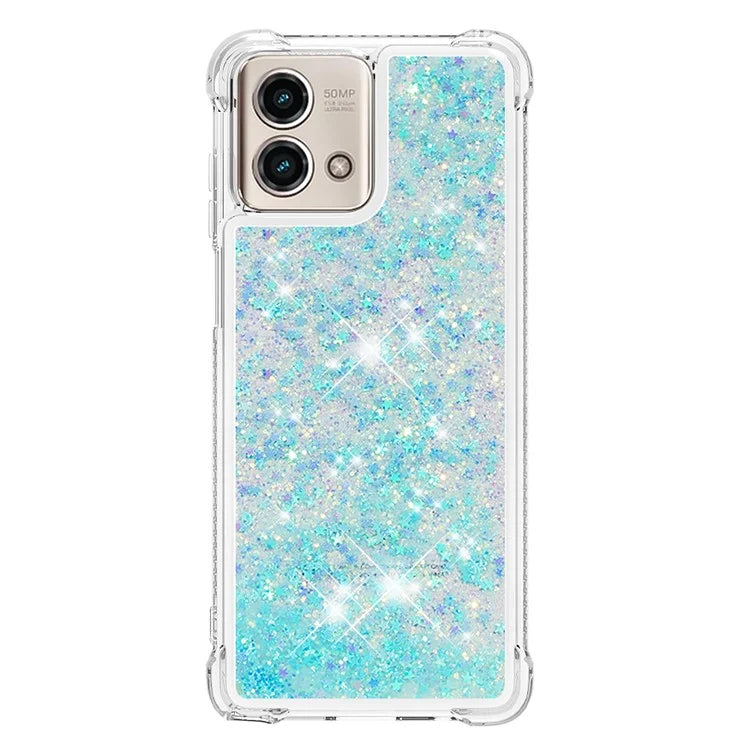 YB Quicksand Series-1 for Motorola Moto G Stylus 5G (2023) Case Glitter Liquid TPU Phone Cover