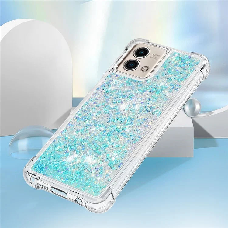 YB Quicksand Series-1 for Motorola Moto G Stylus 5G (2023) Case Glitter Liquid TPU Phone Cover