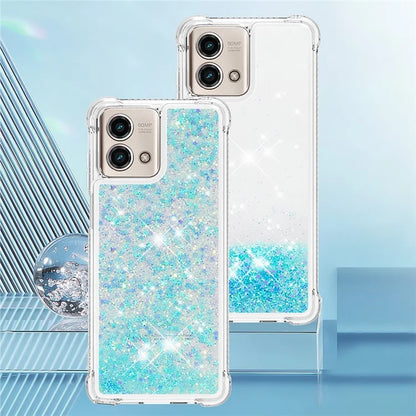 YB Quicksand Series-1 for Motorola Moto G Stylus 5G (2023) Case Glitter Liquid TPU Phone Cover