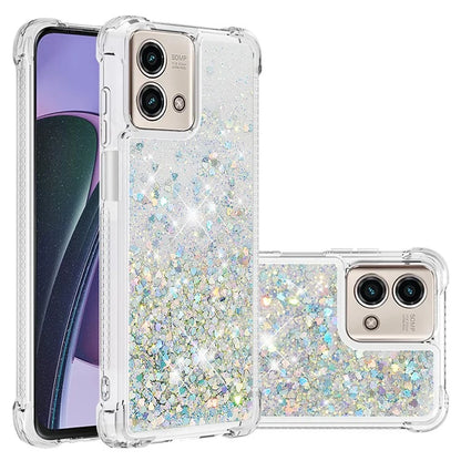 YB Quicksand Series-1 for Motorola Moto G Stylus 5G (2023) Case Glitter Liquid TPU Phone Cover