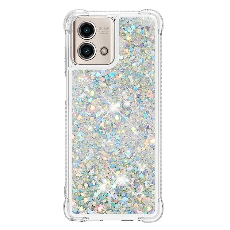 YB Quicksand Series-1 for Motorola Moto G Stylus 5G (2023) Case Glitter Liquid TPU Phone Cover