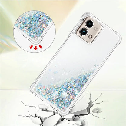 YB Quicksand Series-1 for Motorola Moto G Stylus 5G (2023) Case Glitter Liquid TPU Phone Cover