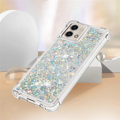 YB Quicksand Series-1 for Motorola Moto G Stylus 5G (2023) Case Glitter Liquid TPU Phone Cover