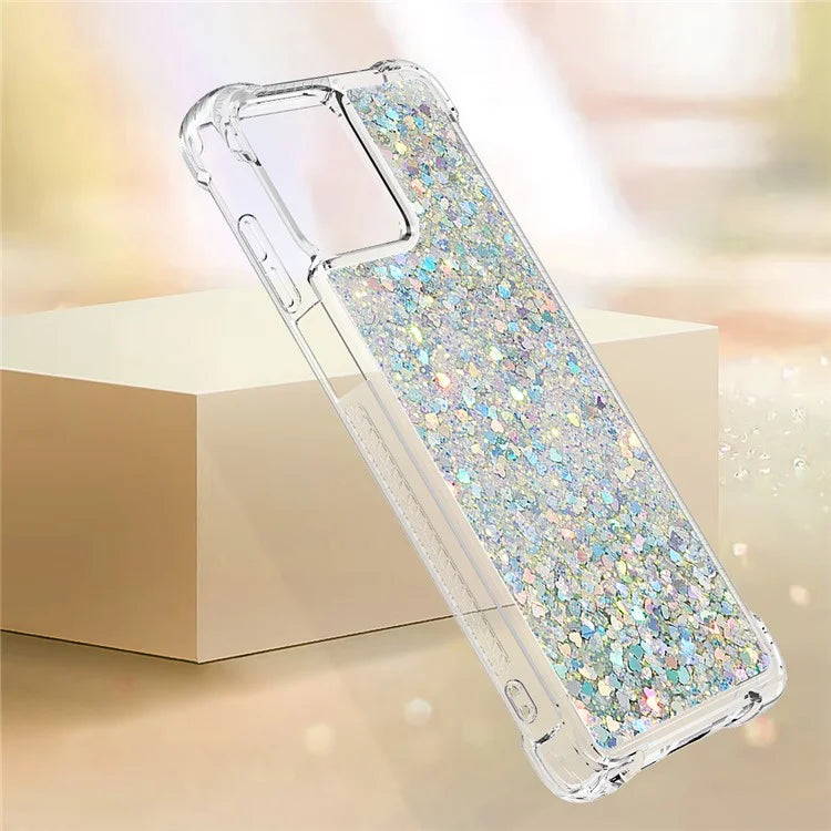 YB Quicksand Series-1 for Motorola Moto G Stylus 5G (2023) Case Glitter Liquid TPU Phone Cover