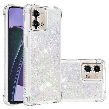 YB Quicksand Series-1 for Motorola Moto G Stylus 5G (2023) Case Glitter Liquid TPU Phone Cover