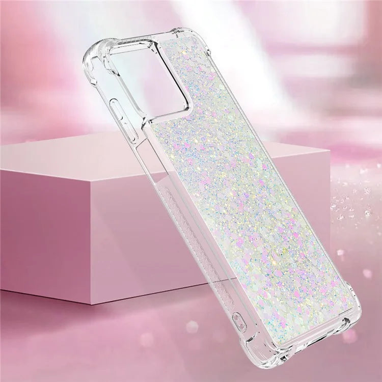 YB Quicksand Series-1 for Motorola Moto G Stylus 5G (2023) Case Glitter Liquid TPU Phone Cover