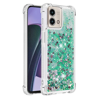 YB Quicksand Series-1 for Motorola Moto G Stylus 5G (2023) Case Glitter Liquid TPU Phone Cover