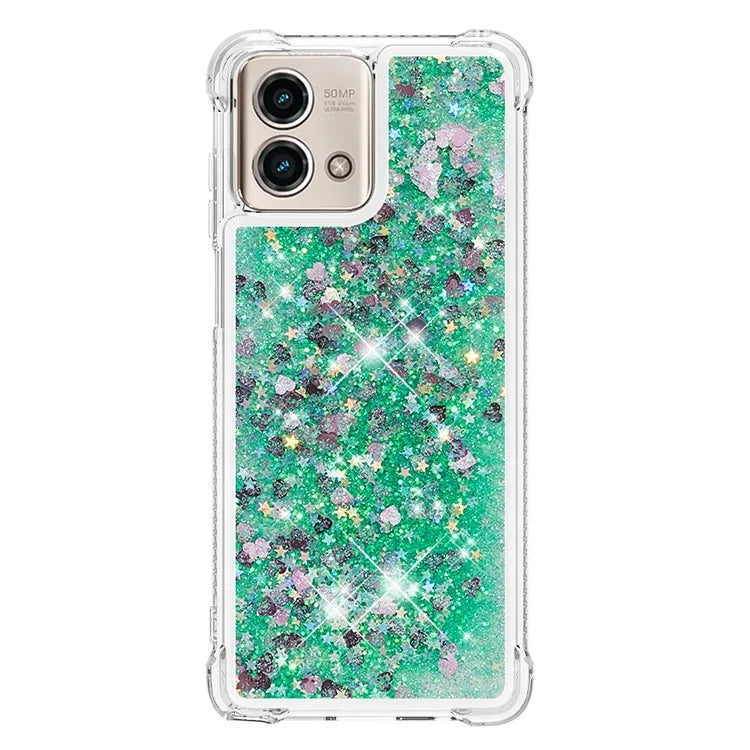 YB Quicksand Series-1 for Motorola Moto G Stylus 5G (2023) Case Glitter Liquid TPU Phone Cover