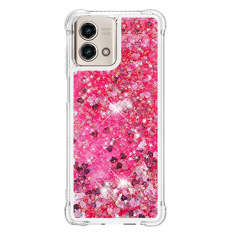 YB Quicksand Series-1 for Motorola Moto G Stylus 5G (2023) Case Glitter Liquid TPU Phone Cover
