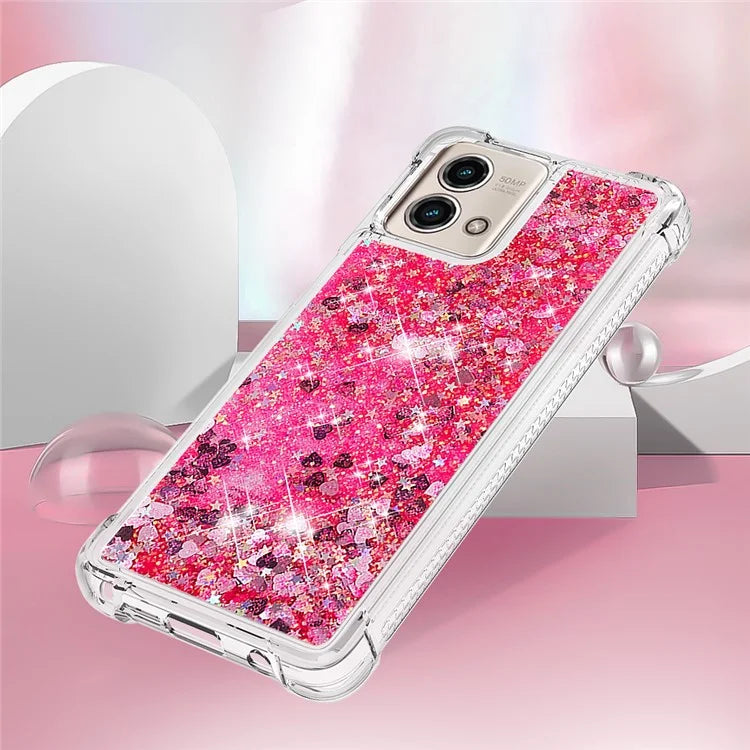 YB Quicksand Series-1 for Motorola Moto G Stylus 5G (2023) Case Glitter Liquid TPU Phone Cover