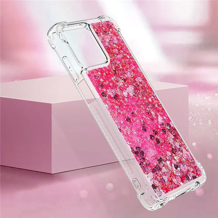 YB Quicksand Series-1 for Motorola Moto G Stylus 5G (2023) Case Glitter Liquid TPU Phone Cover