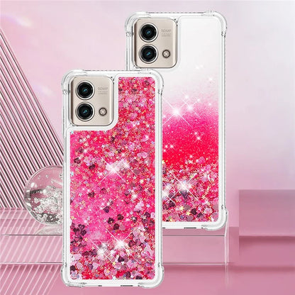 YB Quicksand Series-1 for Motorola Moto G Stylus 5G (2023) Case Glitter Liquid TPU Phone Cover