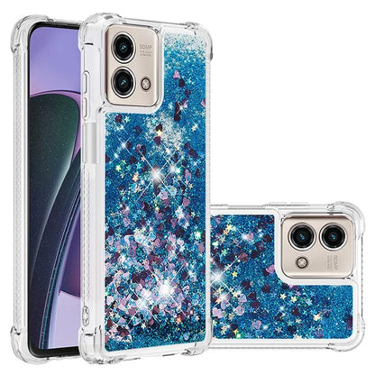 YB Quicksand Series-1 for Motorola Moto G Stylus 5G (2023) Case Glitter Liquid TPU Phone Cover