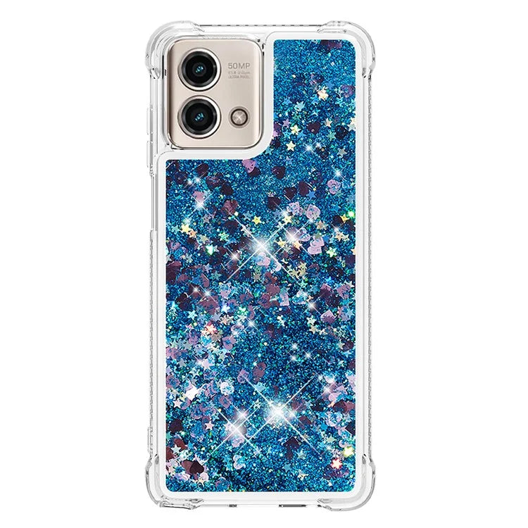YB Quicksand Series-1 for Motorola Moto G Stylus 5G (2023) Case Glitter Liquid TPU Phone Cover
