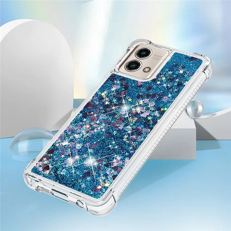 YB Quicksand Series-1 for Motorola Moto G Stylus 5G (2023) Case Glitter Liquid TPU Phone Cover