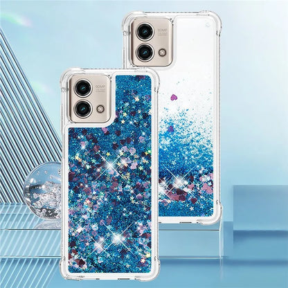 YB Quicksand Series-1 for Motorola Moto G Stylus 5G (2023) Case Glitter Liquid TPU Phone Cover