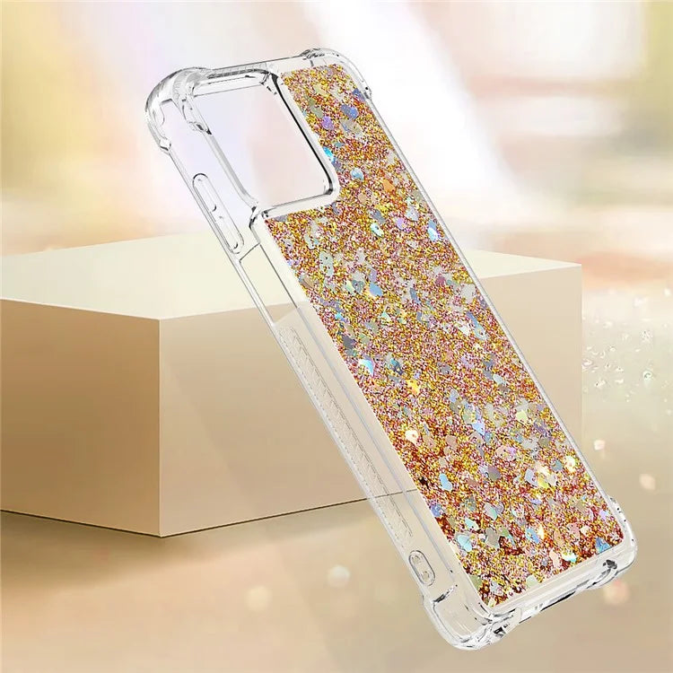 YB Quicksand Series-1 for Motorola Moto G Stylus 5G (2023) Case Glitter Liquid TPU Phone Cover