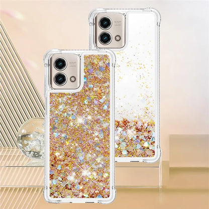YB Quicksand Series-1 for Motorola Moto G Stylus 5G (2023) Case Glitter Liquid TPU Phone Cover