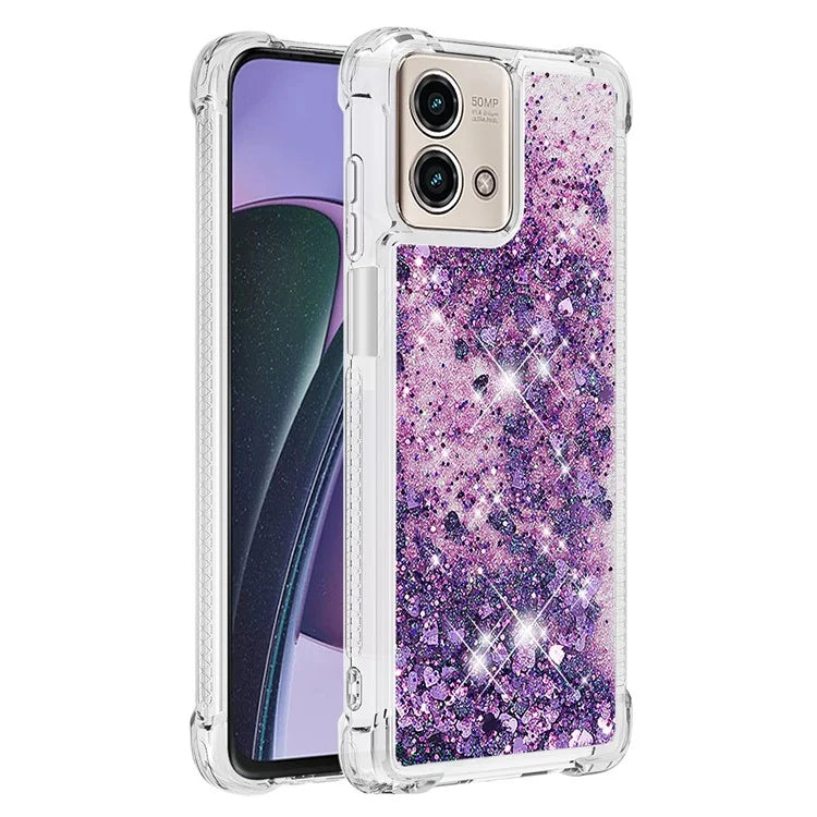 YB Quicksand Series-1 for Motorola Moto G Stylus 5G (2023) Case Glitter Liquid TPU Phone Cover