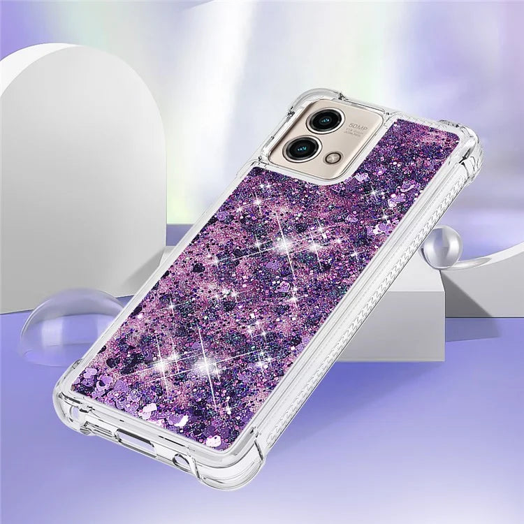 YB Quicksand Series-1 for Motorola Moto G Stylus 5G (2023) Case Glitter Liquid TPU Phone Cover