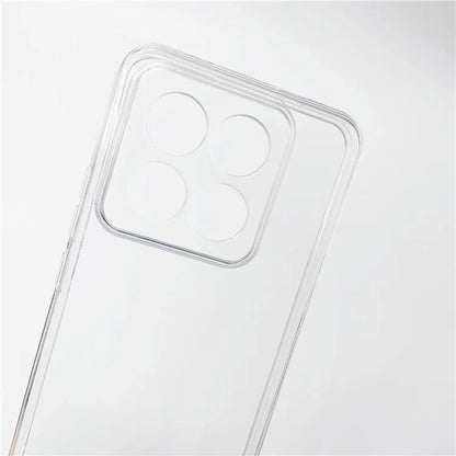 For Xiaomi 14 Pro Case HD Clear Cell Phone Shell TPU Cover (Precise Rear Lens Cutout)