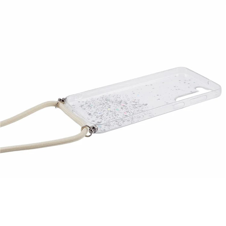 AW Series Sparkle Epoxy TPU Cover for Samsung Galaxy S23 Case with Lanyard Protective Phone Case