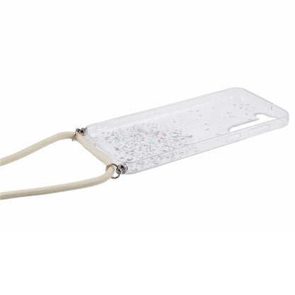 AW Series TPU Case for Samsung Galaxy S23+ Case Sparkle Epoxy Anti-Drop Phone Protector with Lanyard