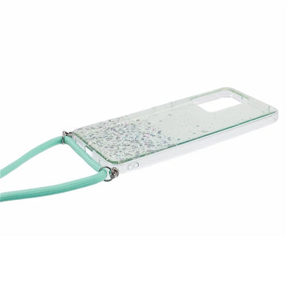 AW Series Protective TPU Case for Xiaomi Redmi Note 12 4G Case Sparkle Epoxy Slim Phone Cover with Lanyard