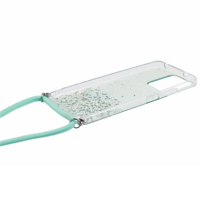 AW Series Protective TPU Case for Xiaomi Redmi Note 12 4G Case Sparkle Epoxy Slim Phone Cover with Lanyard