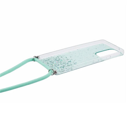 AW Series For Samsung Galaxy A52 4G / A52s 5G / A52 5G Case Sparkle Epoxy TPU Phone Cover with Lanyard