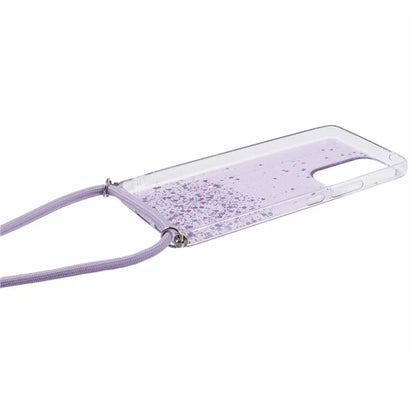 AW Series For Samsung Galaxy A52 4G / A52s 5G / A52 5G Case Sparkle Epoxy TPU Phone Cover with Lanyard