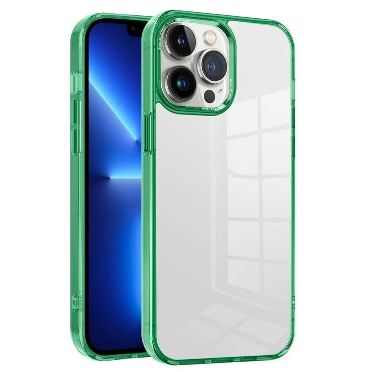 For iPhone 13 Pro Max 6.7 inch Case Back Shell Crystal Clear PC+TPU Phone Cover