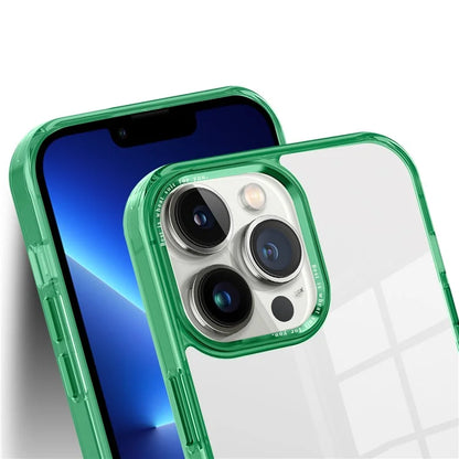 For iPhone 13 Pro Max 6.7 inch Case Back Shell Crystal Clear PC+TPU Phone Cover
